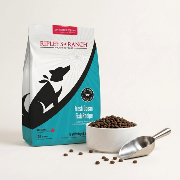 Fresh Ocean Fish kibble packshot