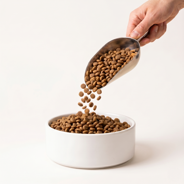Turkey Recipe kibble pour